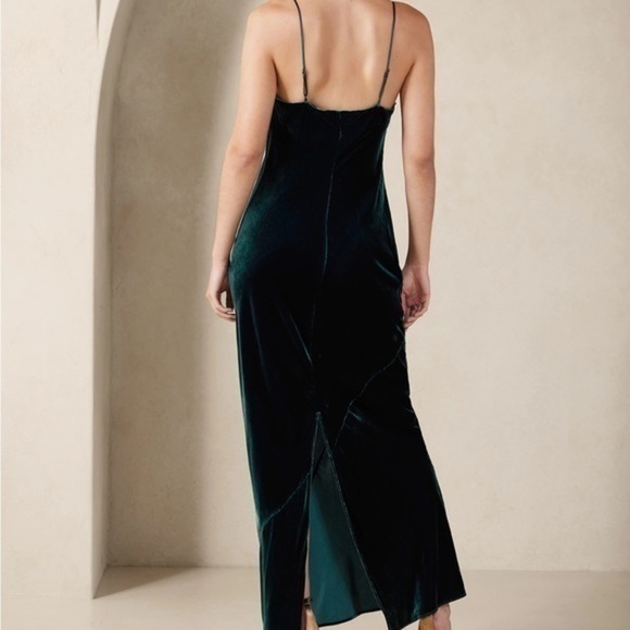 [NWT] Banana Republic Rita Velvet Maxi Dress (Small Tall) - Picture 3 of 5